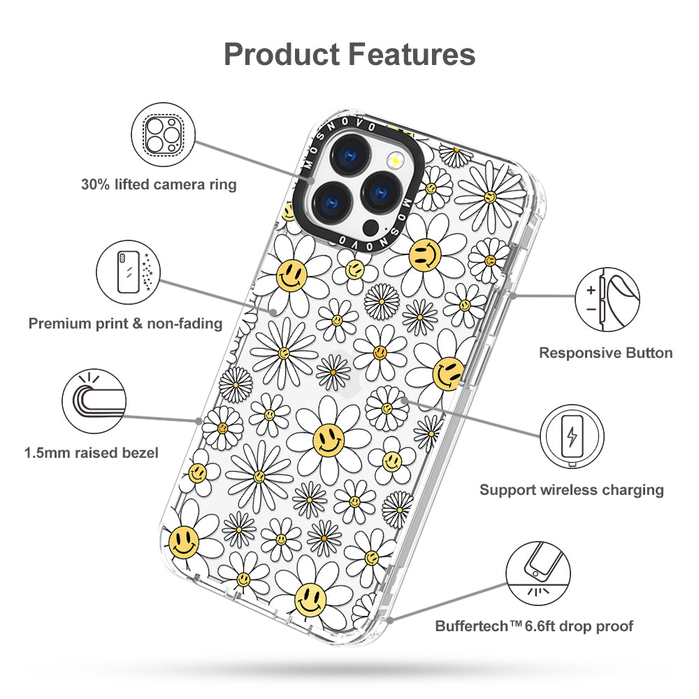 Happy Daisy Blooms Phone Case - iPhone 13 Pro Max Case