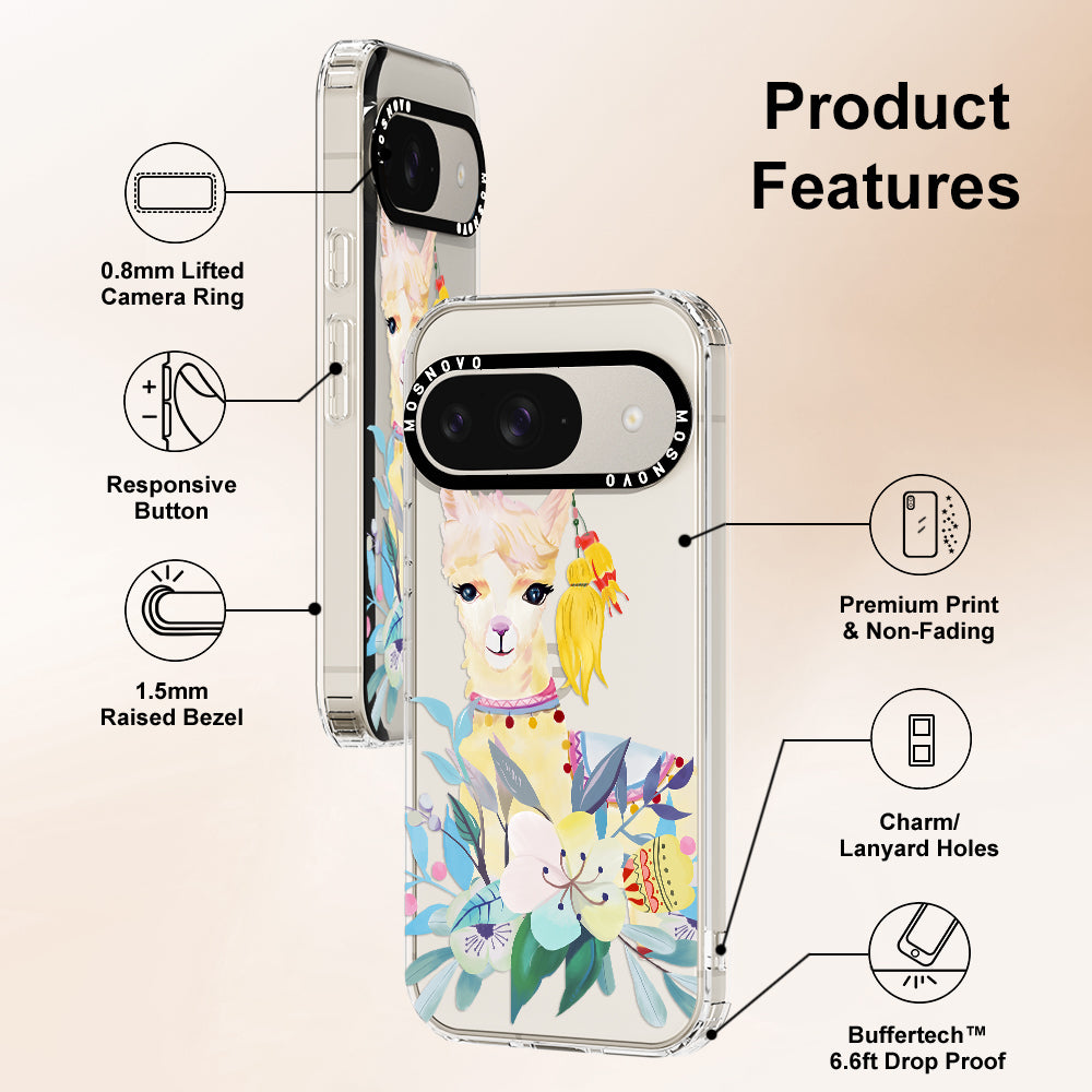 Boho Llama Phone Case - Google Pixel 9 Case