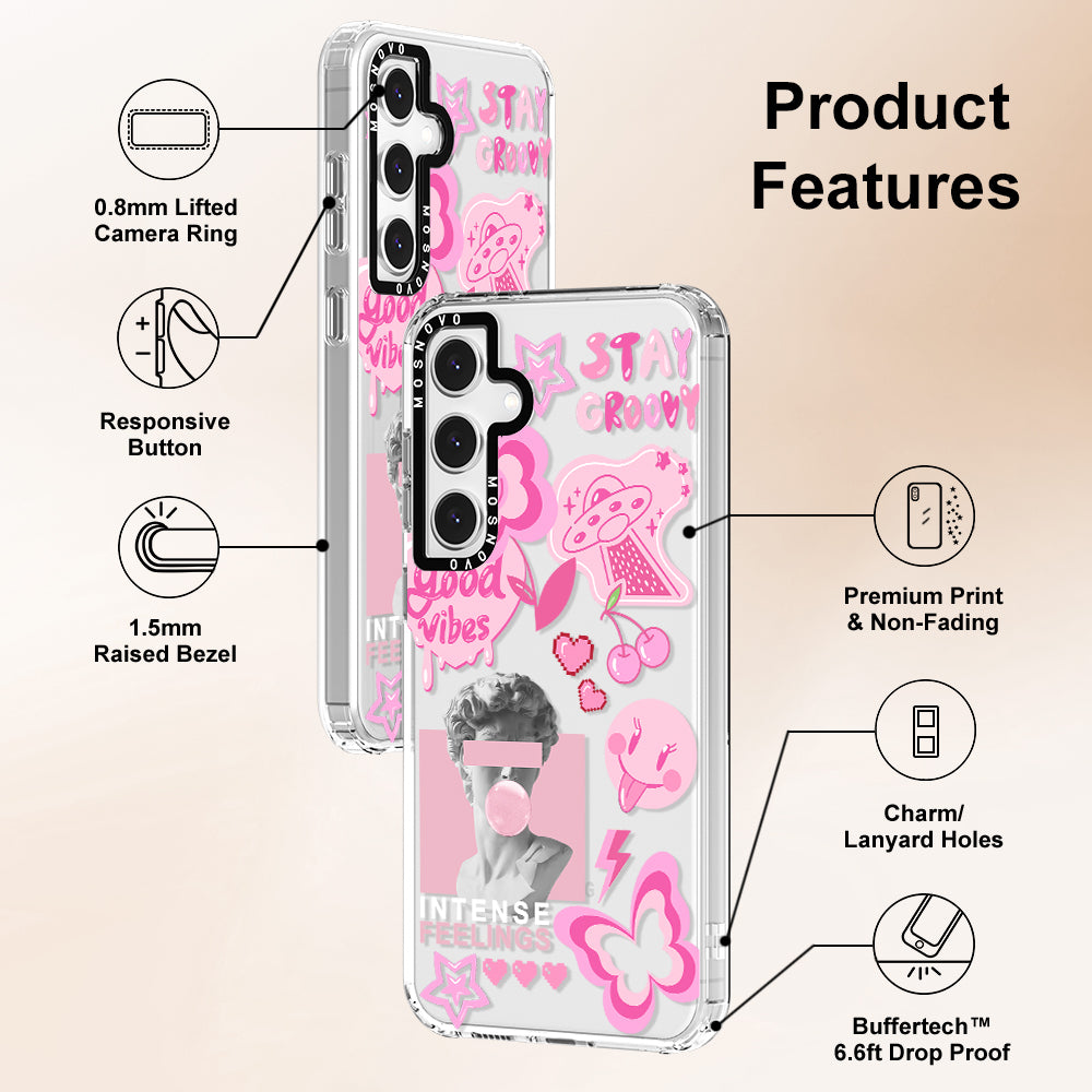 Pink Culture Phone Case - Samsung Galaxy S24 FE Case