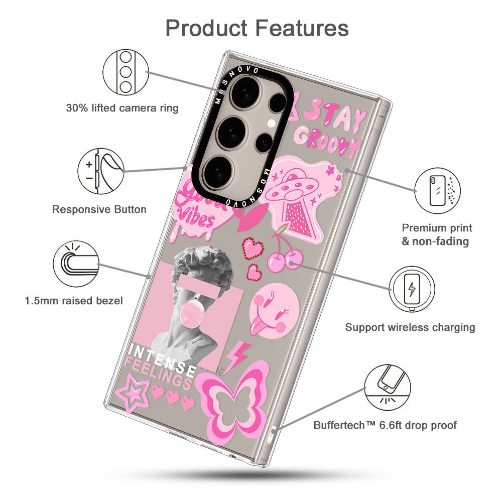 Pink Culture Phone Case - Samsung Galaxy S24 Ultra Case