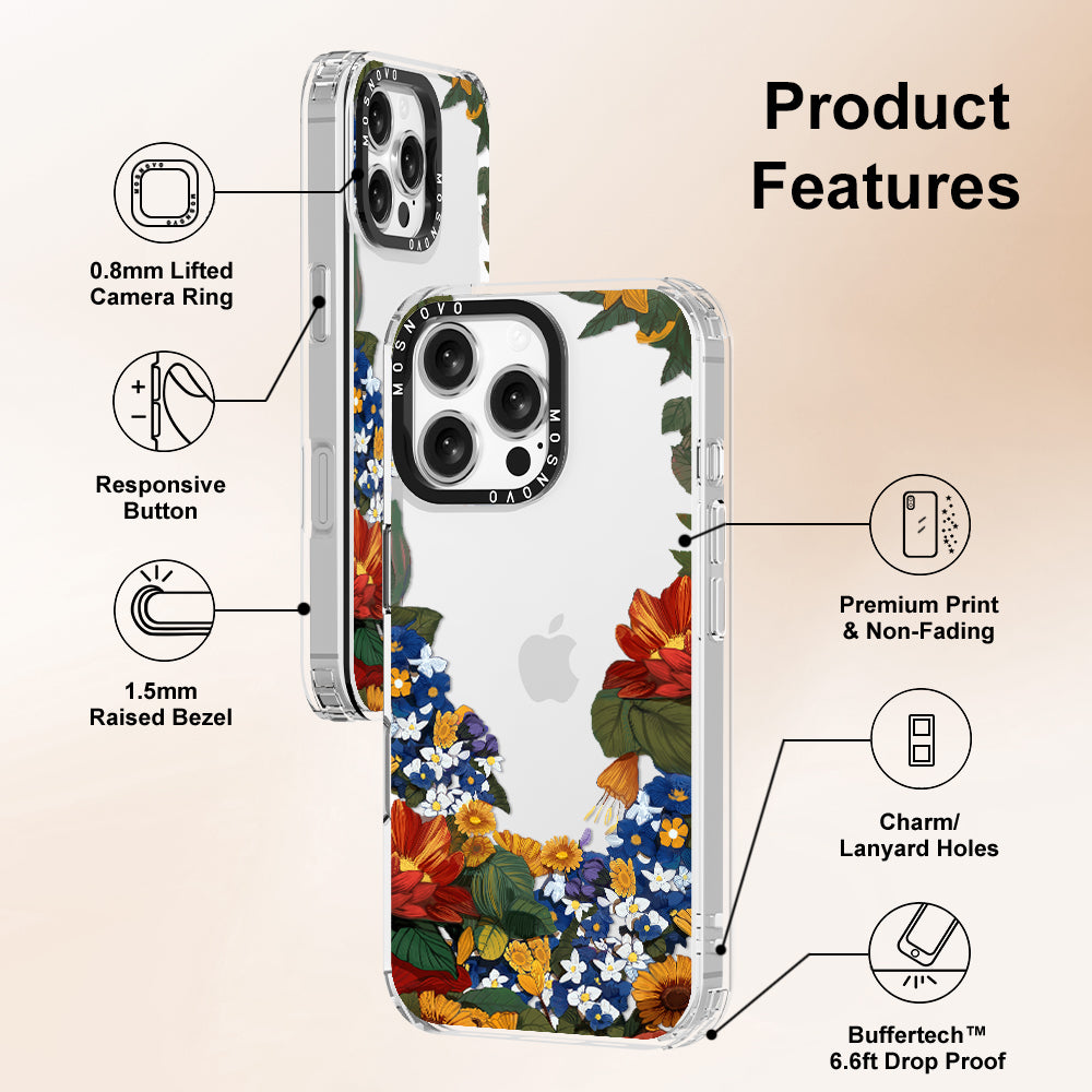 Summer Garden Phone Case - iPhone 16 Pro Max Case - MOSNOVO