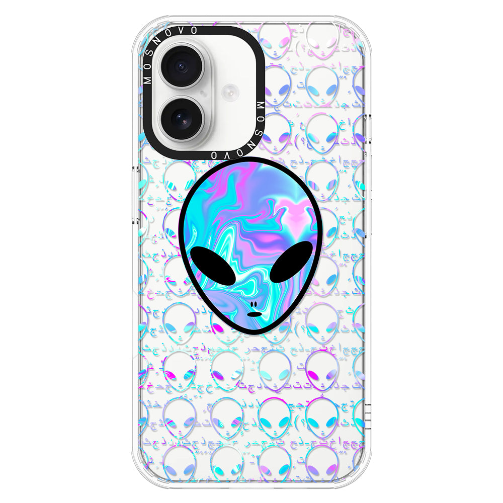 Space Alien Phone Case - iPhone 16 Plus Case - MOSNOVO