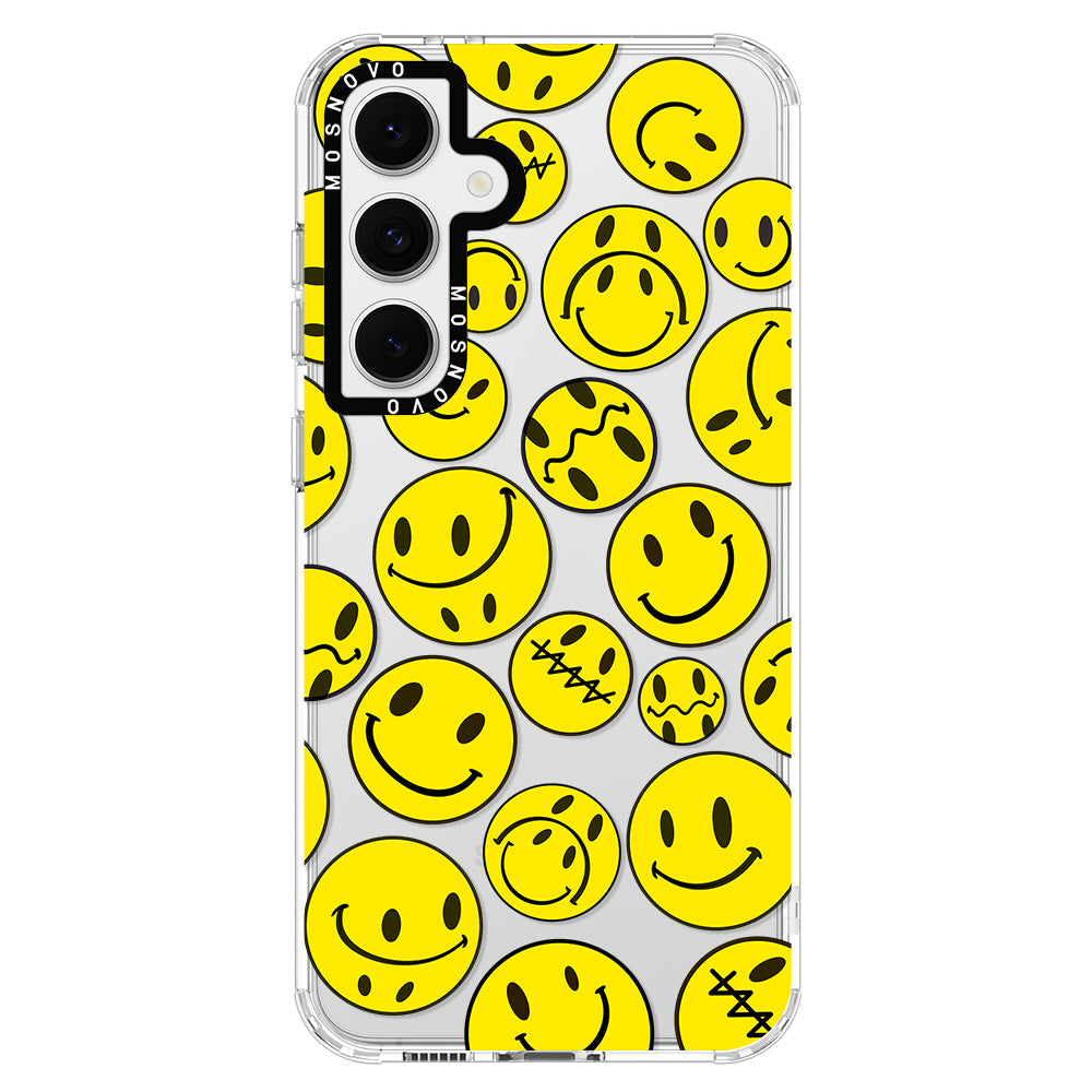 Smiley Face Phone Case - Samsung Galaxy S24 FE Case - MOSNOVO