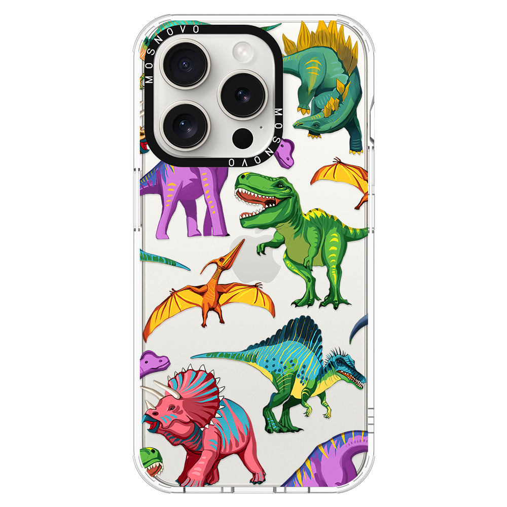 Dinosaur World Phone Case - iPhone 16 Pro Max Case - MOSNOVO