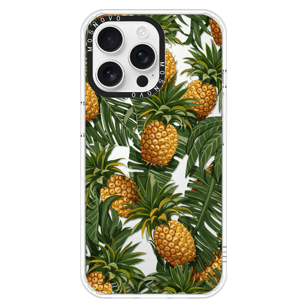 Pineapple Botany Phone Case - iPhone 16 Pro Max Case - MOSNOVO