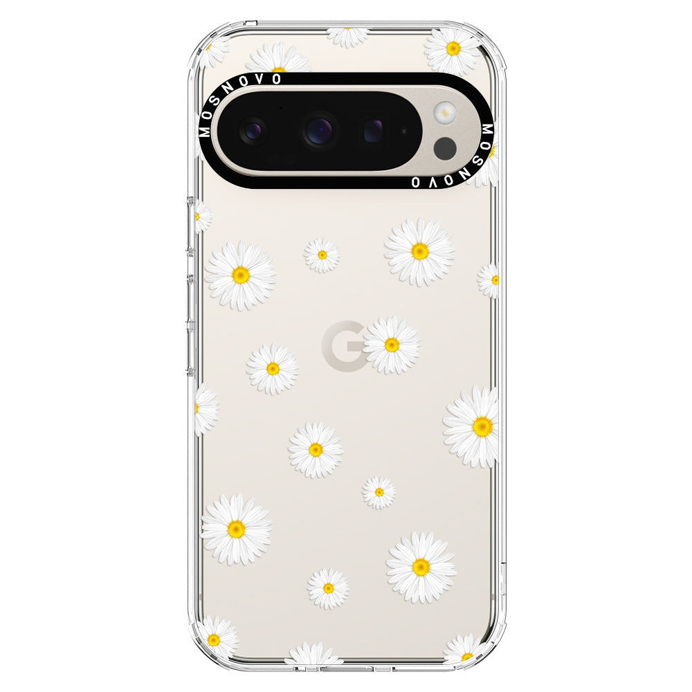 White Daisy Phone Case - Google Pixel 9 Pro Case