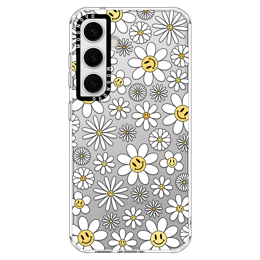 Happy Daisy Blooms Phone Case - Samsung Galaxy S24 Plus Case