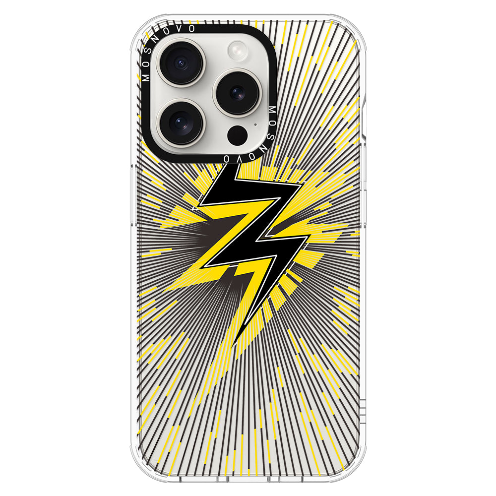 Lightning Bolt Phone Case - iPhone 16 Pro Case - MOSNOVO