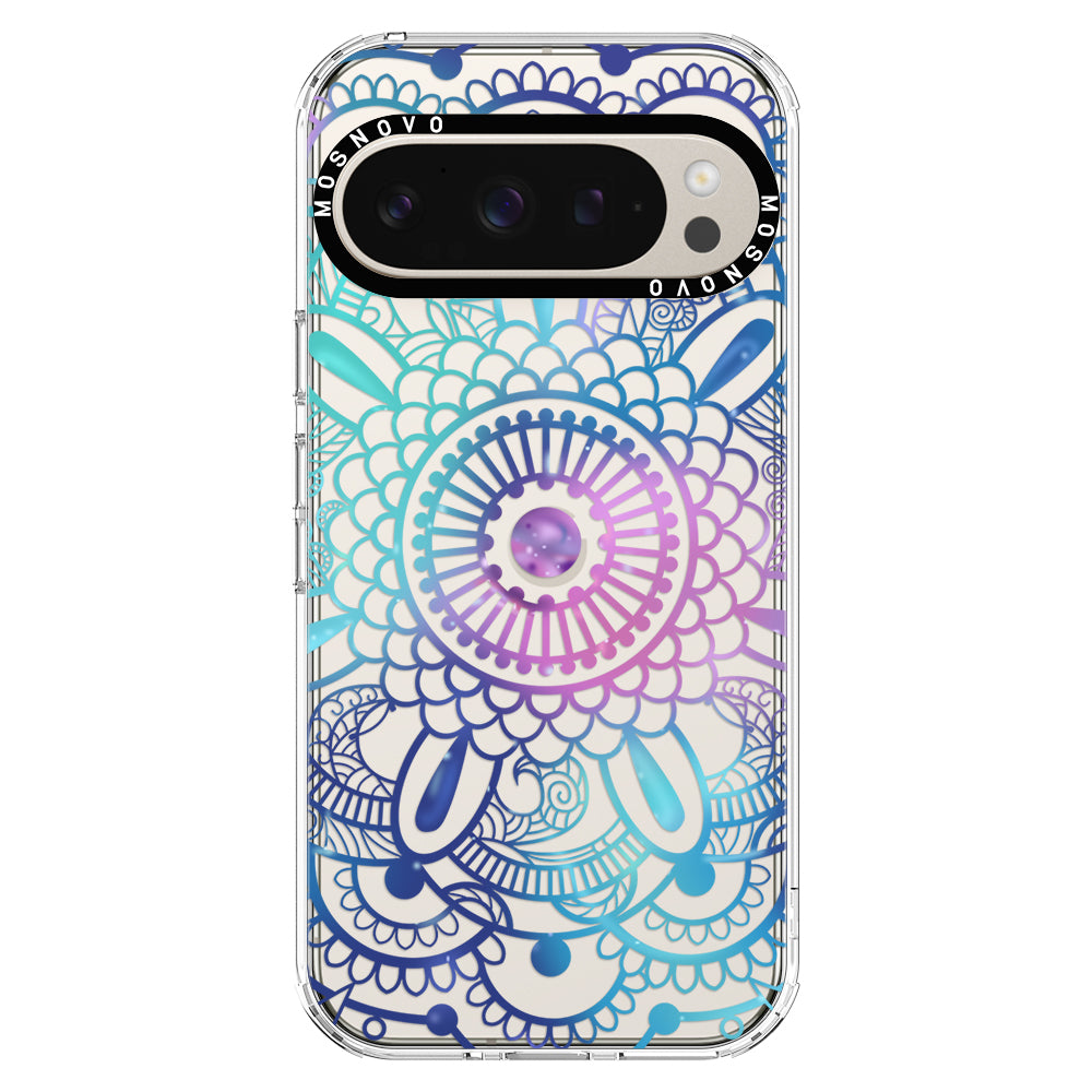 Violet Blue Mandala Phone Case - Google Pixel 9 Pro XL Case