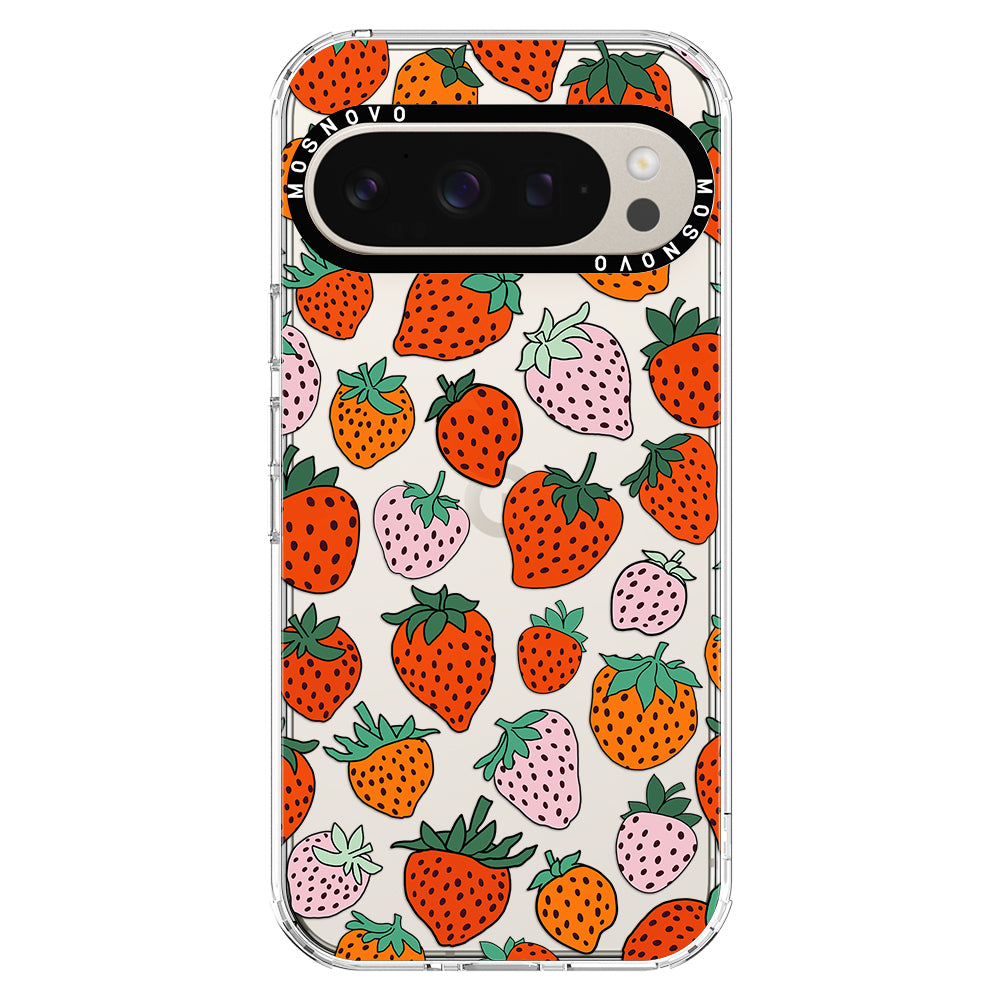 Cute Strawberry Phone Case - Google Pixel 9 Pro Case