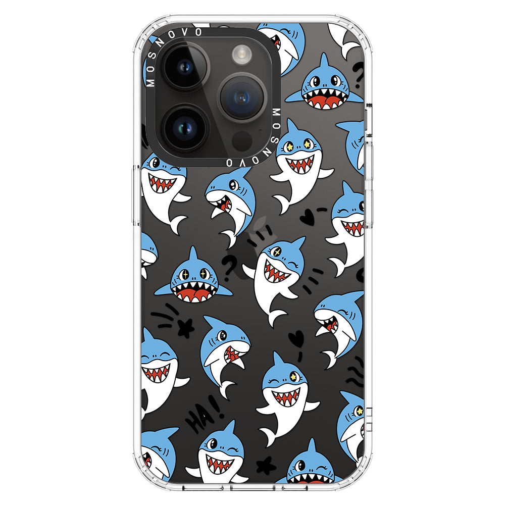 Cute Sharks Phone Case - iPhone 14 Pro Case