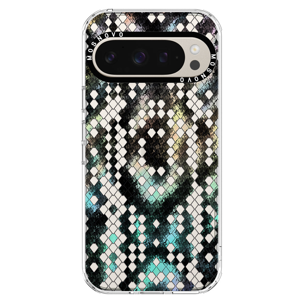 Rainbow Snake Print Phone Case - Google Pixel 9 Pro XL Case