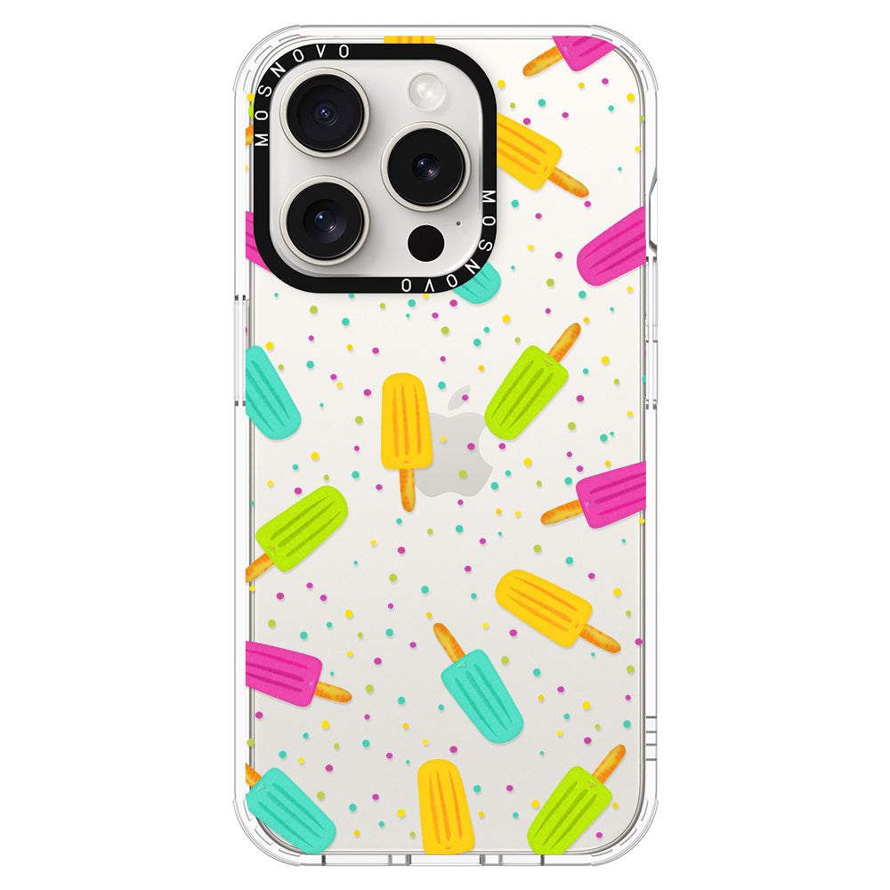 Rainbow Ice Pop Phone Case - iPhone 16 Pro Case - MOSNOVO