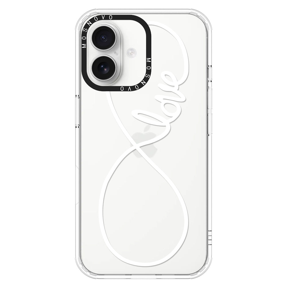 Infinity Love Phone Case - iPhone 16 Plus Case - MOSNOVO