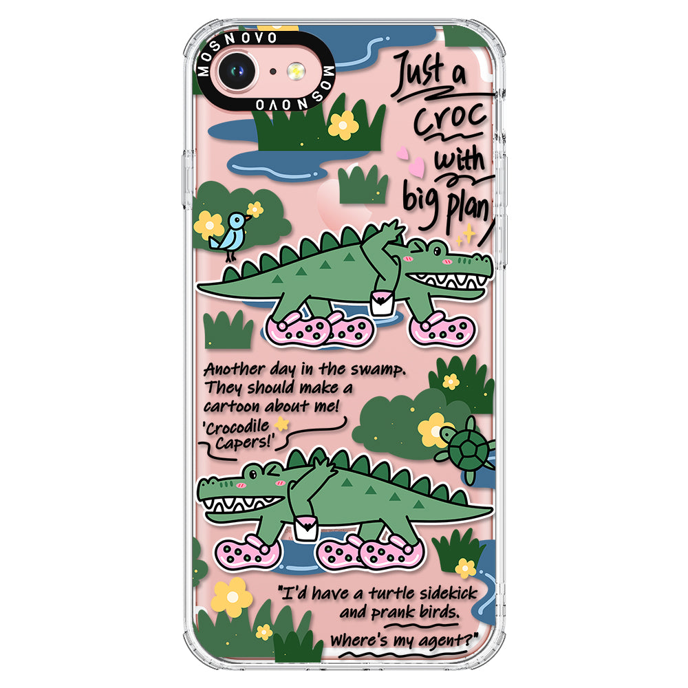 Croc with Big Plan Phone Case - iPhone SE 2022 Case