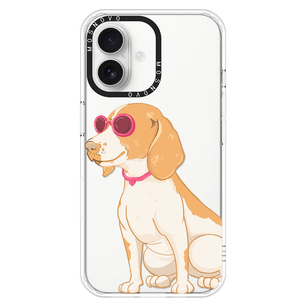 Cute Beagle Phone Case - iPhone 16 Plus Case - MOSNOVO