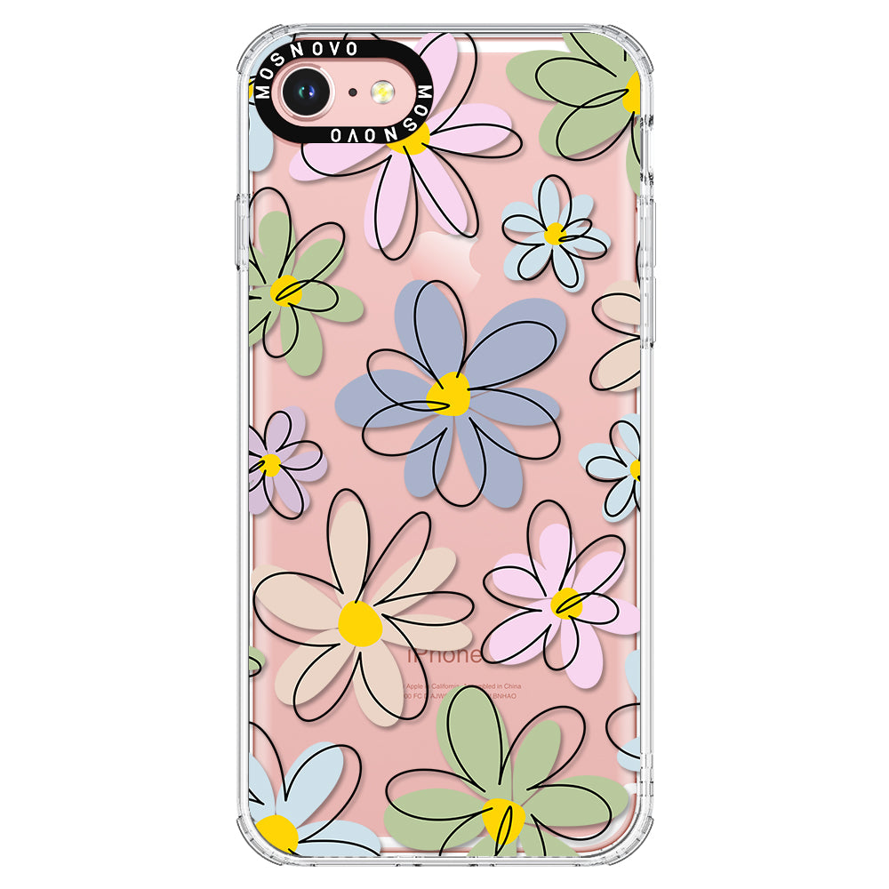 Linear Blooms Phone Case - iPhone SE 2022 Case