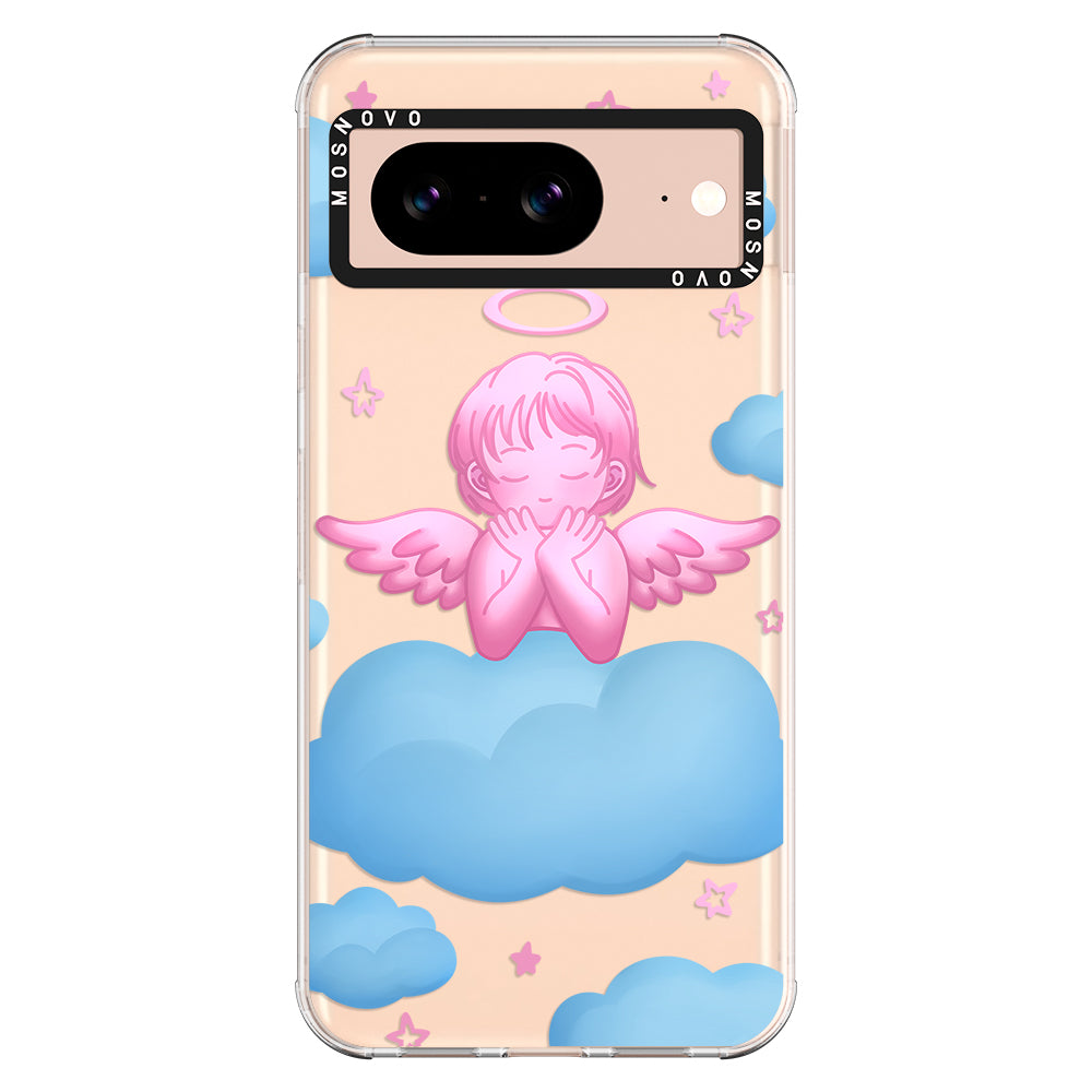 Pink Serenity Angel Phone Case - Google Pixel 8 Case