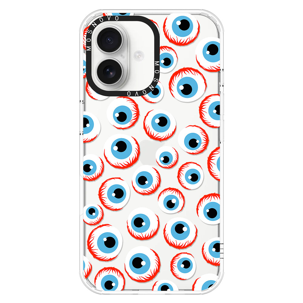 Scary Eyeball Phone Case - iPhone 16 Case - MOSNOVO