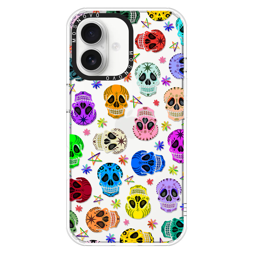 Skull Phone Case - iPhone 16 Plus Case - MOSNOVO