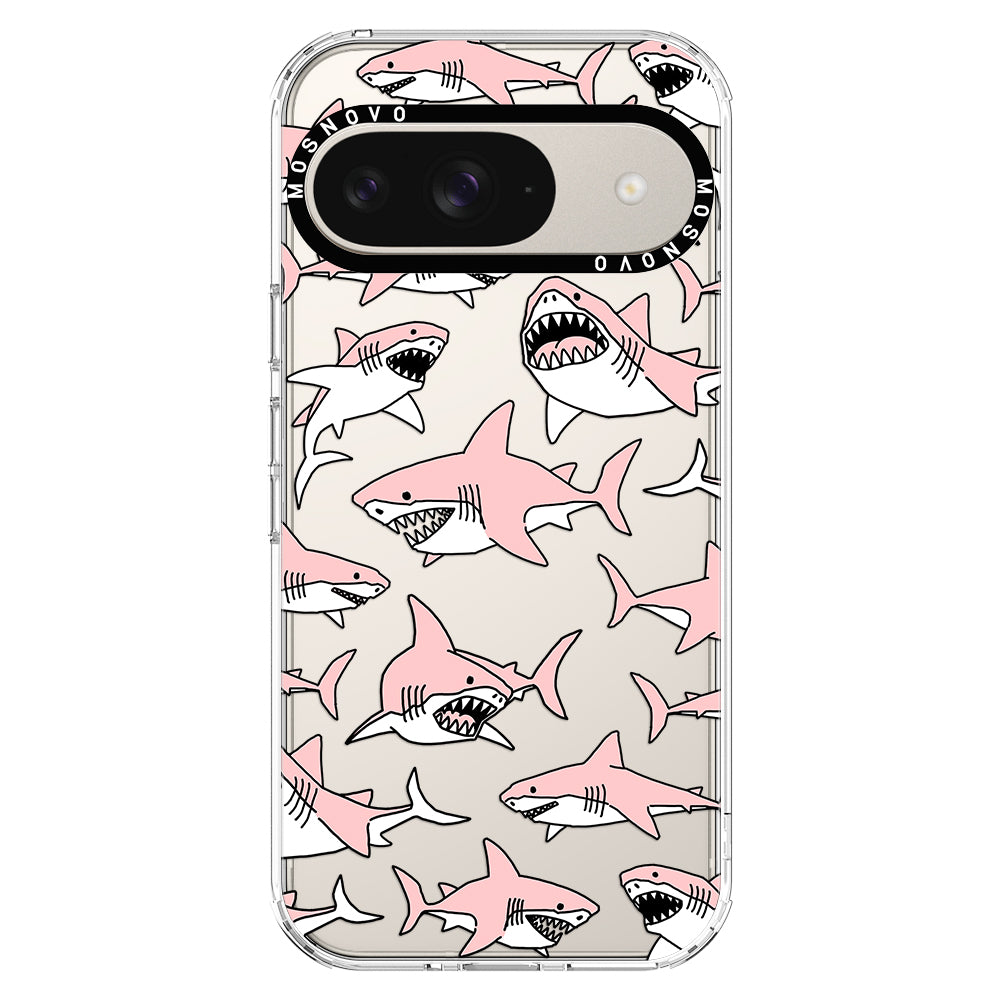 Pink Shark Phone Case - Google Pixel 9 Case