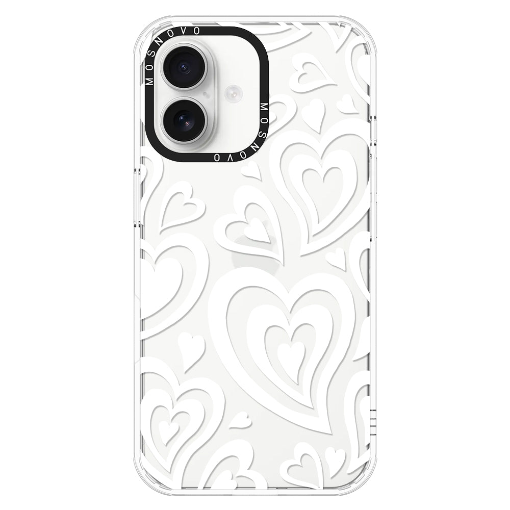 Twist Heart Phone Case - iPhone 16 Plus Case - MOSNOVO