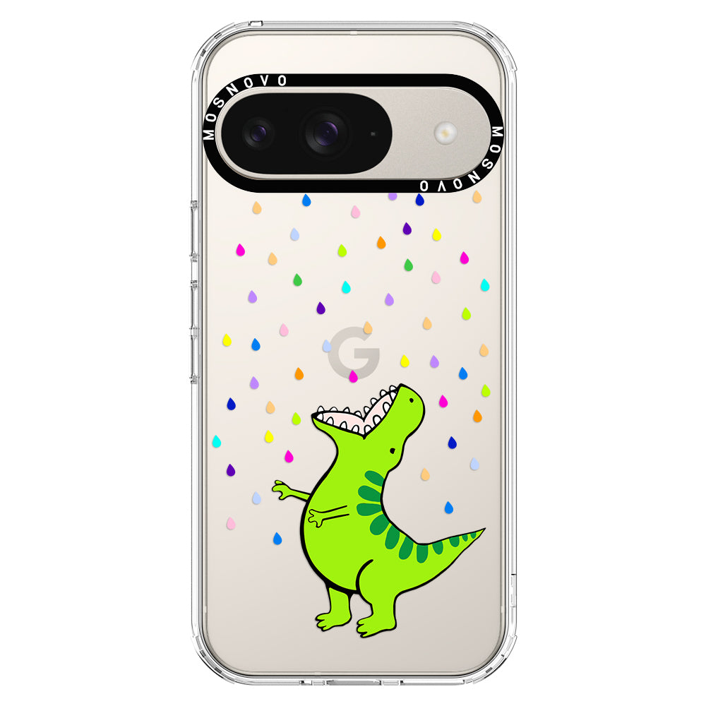 Rainbow Dinosaur Phone Case - Google Pixel 9 Case