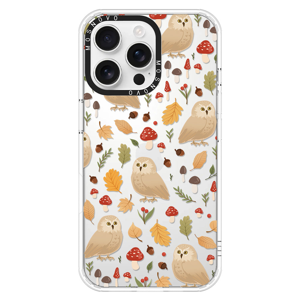 Autumn Owl Phone Case - iPhone 16 Pro Max Case - MOSNOVO