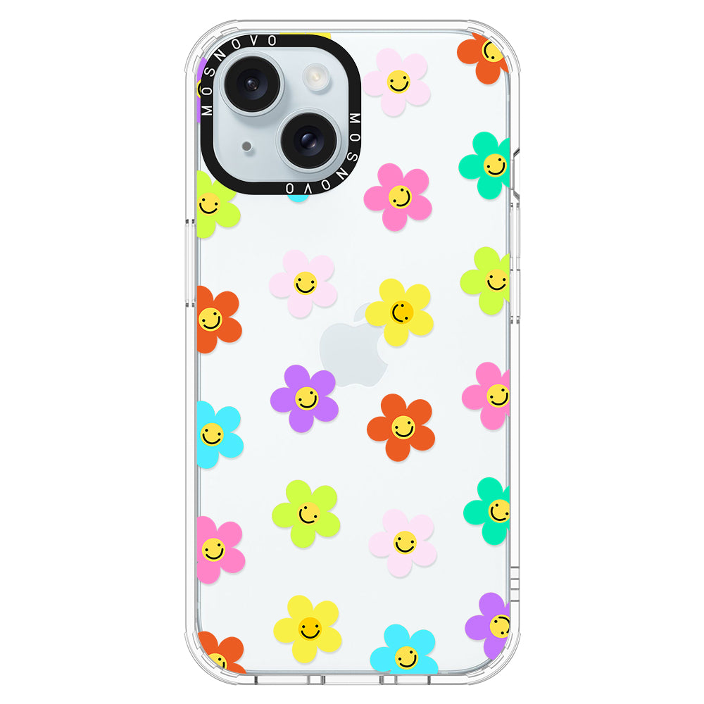 Smile Floral Phone Case - iPhone 15 Case