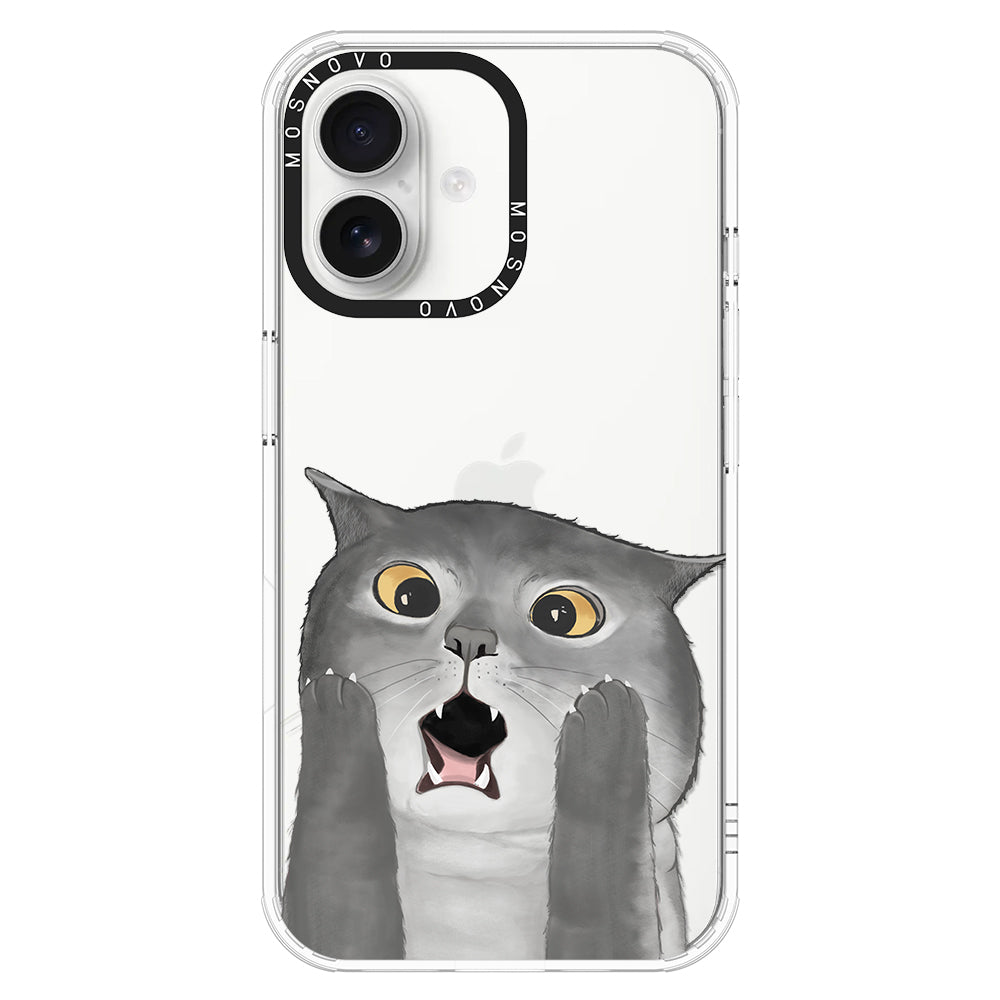 OMG Cat Phone Case - iPhone 16 Plus Case - MOSNOVO