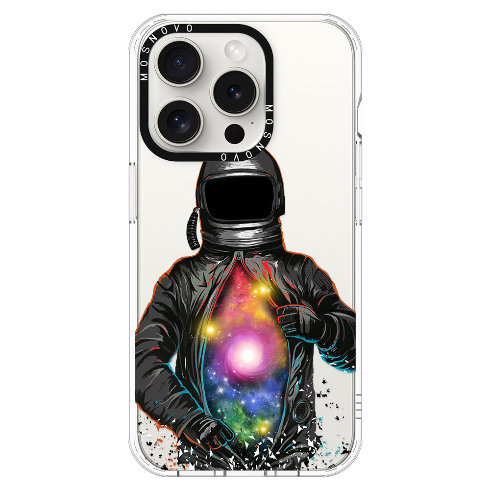 Mystery Astronaut Phone Case - iPhone 16 Pro Max Case - MOSNOVO