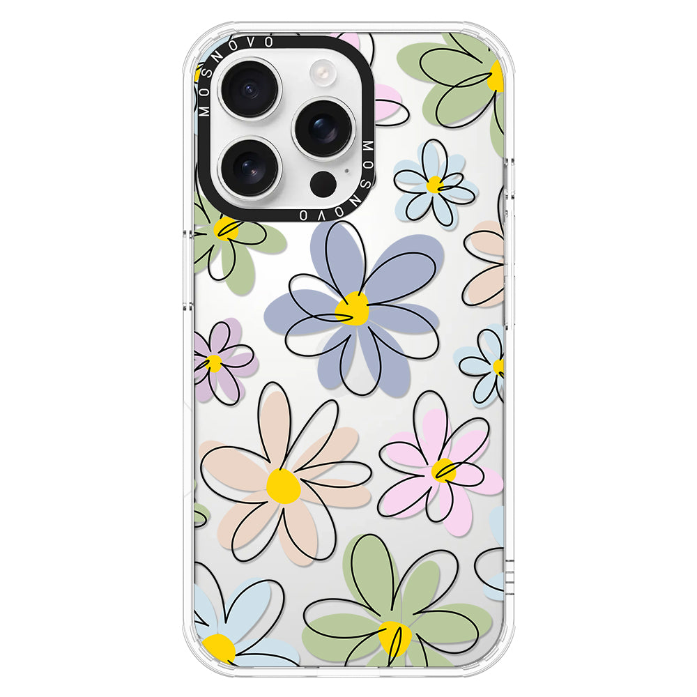 Linear Blooms Phone Case - iPhone 16 Pro Max Case