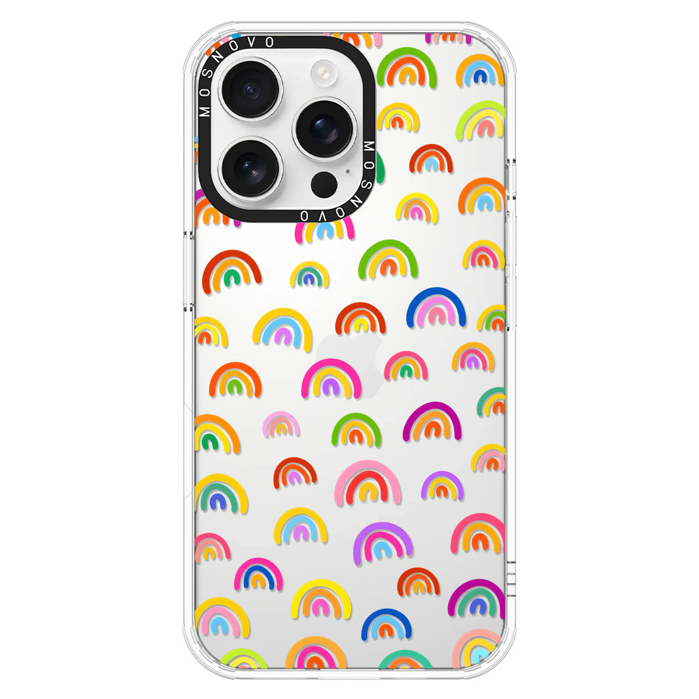 Cute Rainbow Phone Case - iPhone 16 Pro Max Case - MOSNOVO