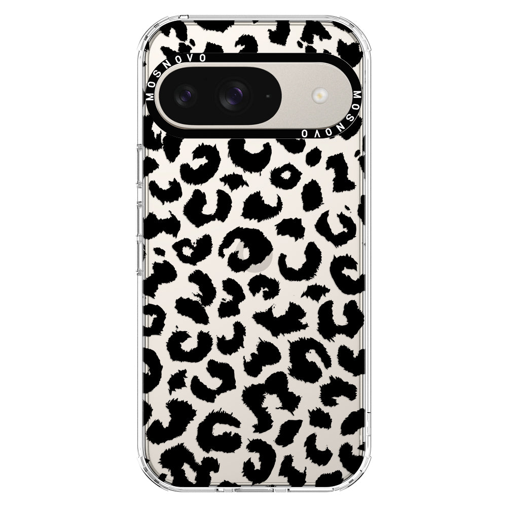 Black Leopard Print Phone Case - Google Pixel 9 Case