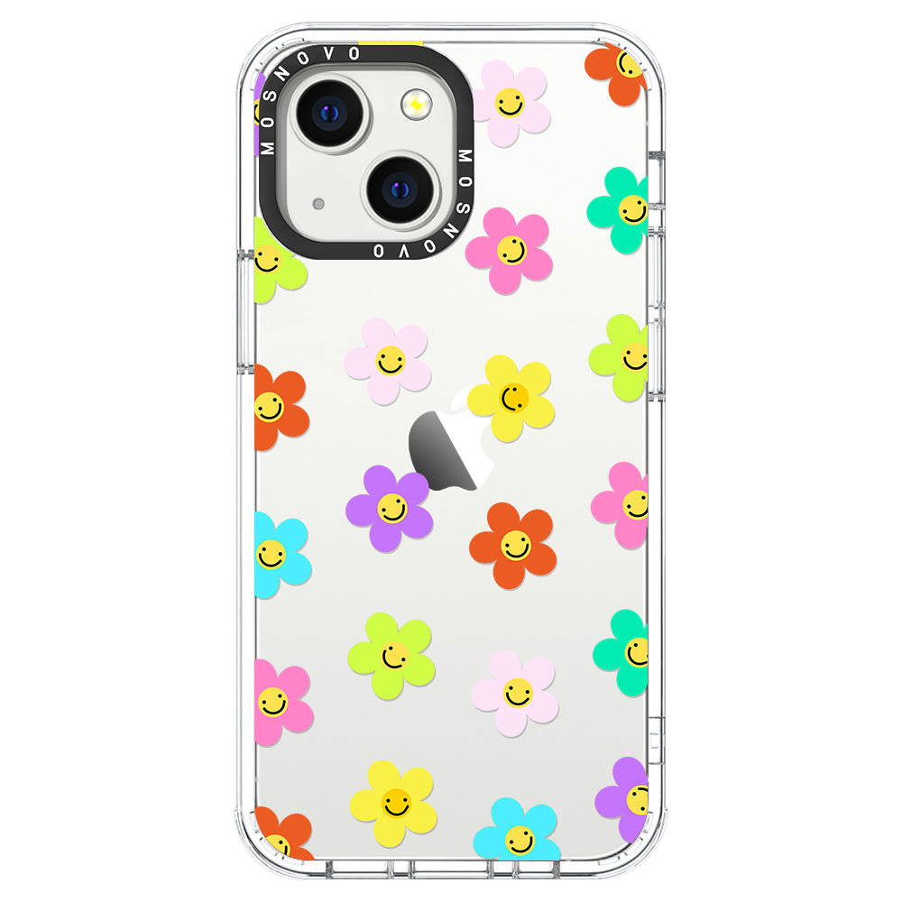 Smile Floral Phone Case - iPhone 13 Mini Case