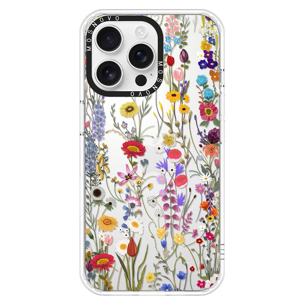 Summer Meadow Phone Case - iPhone 16 Pro Max Case - MOSNOVO