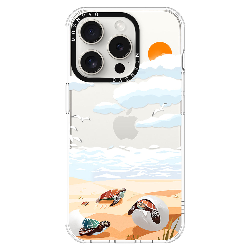 Baby Tortoise Phone Case - iPhone 16 Pro Max Case - MOSNOVO