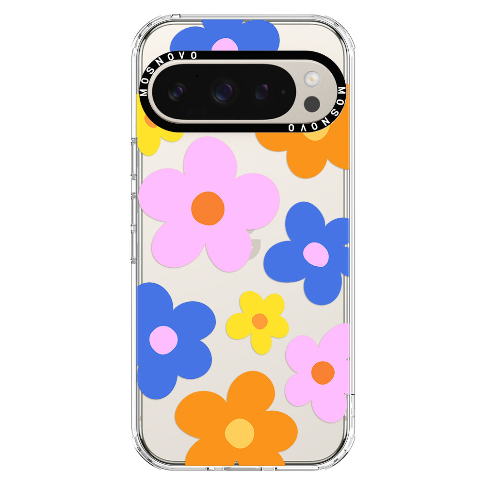 60's Groovy Flower Phone Case - Google Pixel 9 Pro Case