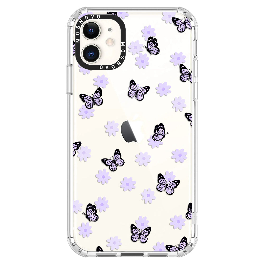 Lilac Butterfly Phone Case - iPhone 11 Case