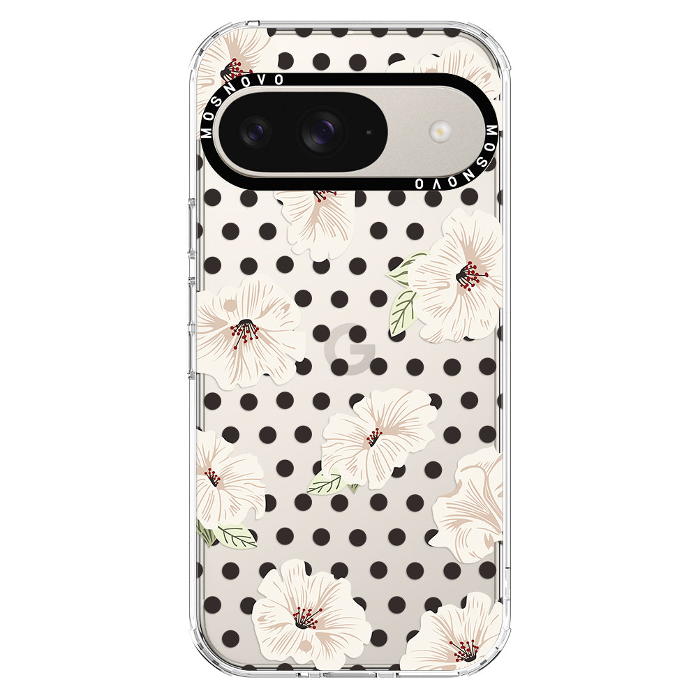 Vintage Hibiscus Flower Phone Case - Google Pixel 9 Case