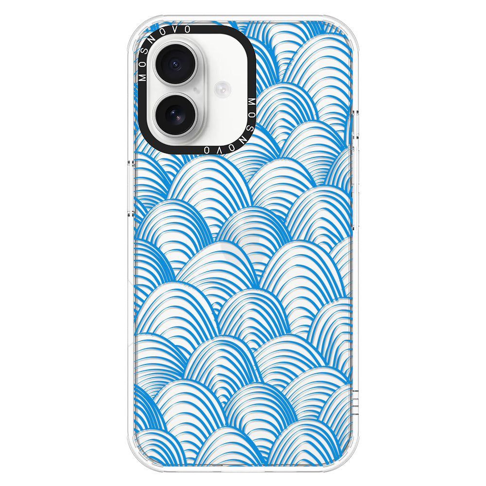 Wavy Wave Phone Case - iPhone 16 Plus Case - MOSNOVO