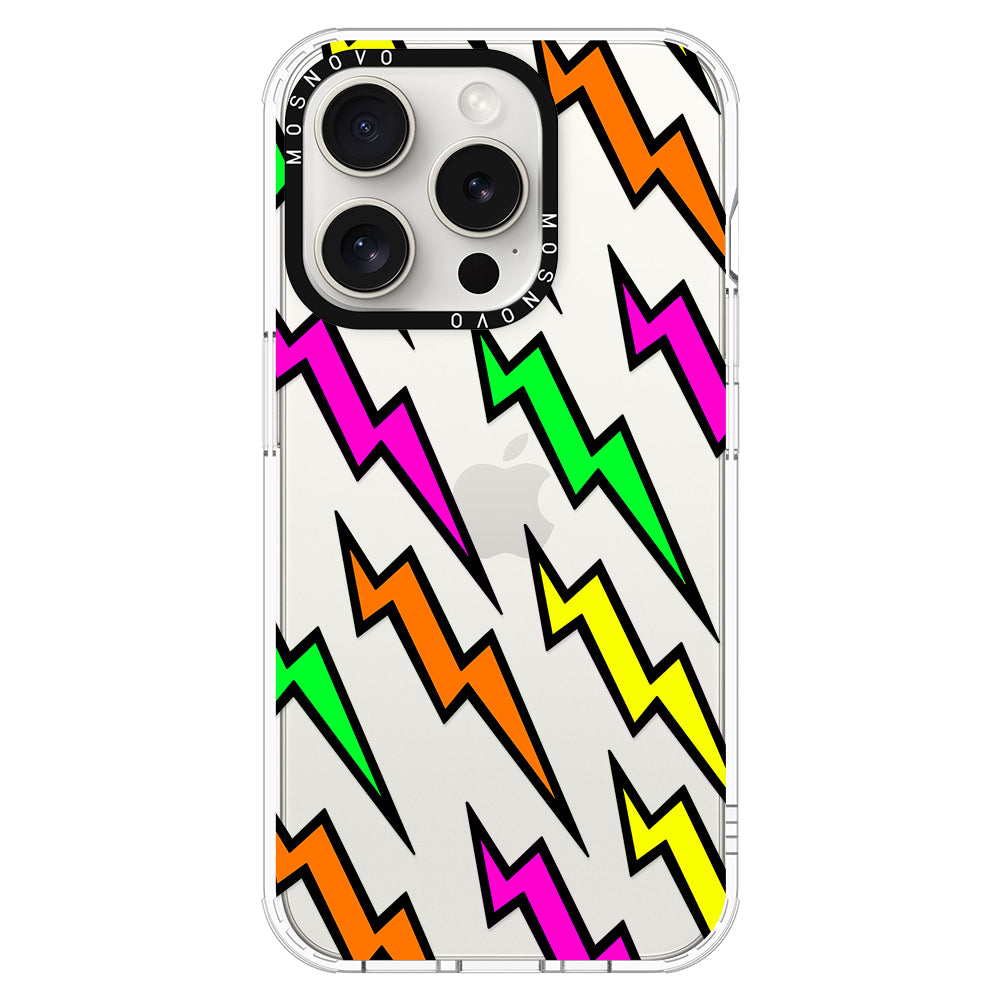 Colorful Lightning Phone Case - iPhone 16 Pro Case - MOSNOVO