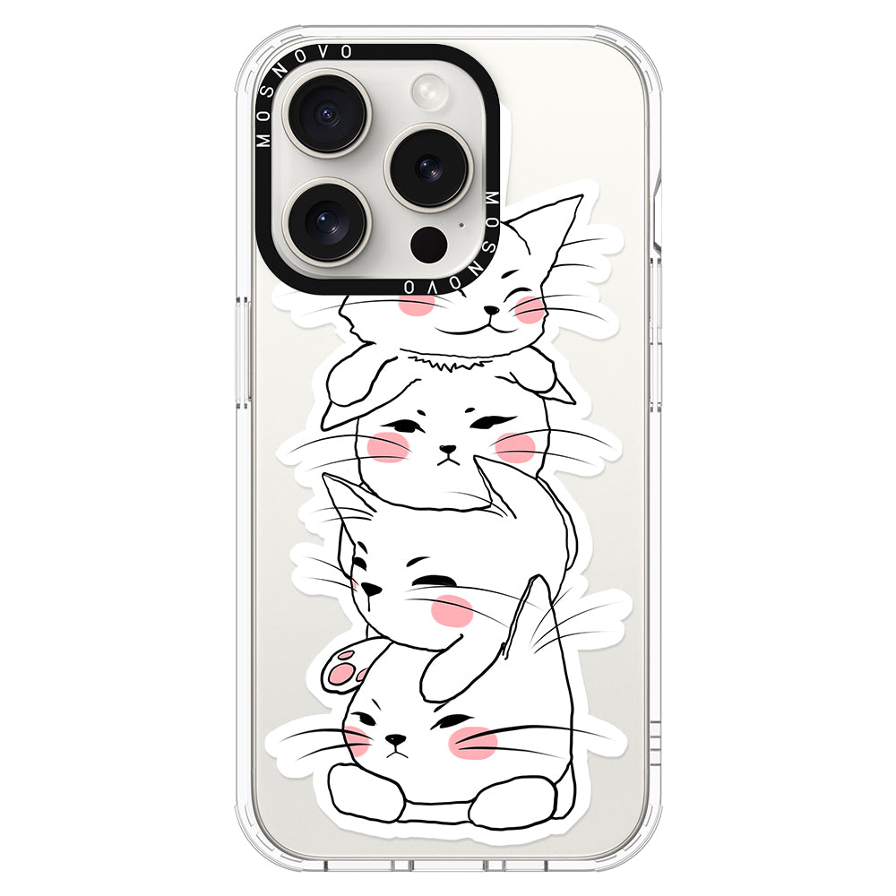 Squishcat Phone Case - iPhone 16 Pro Max Case - MOSNOVO