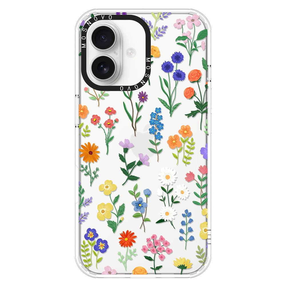 Botanical Floral Phone Case - iPhone 16 Case - MOSNOVO