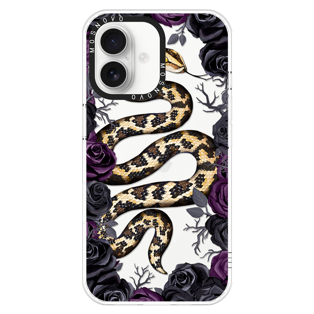 Secret Snake Garden Phone Case - iPhone 16 Case - MOSNOVO