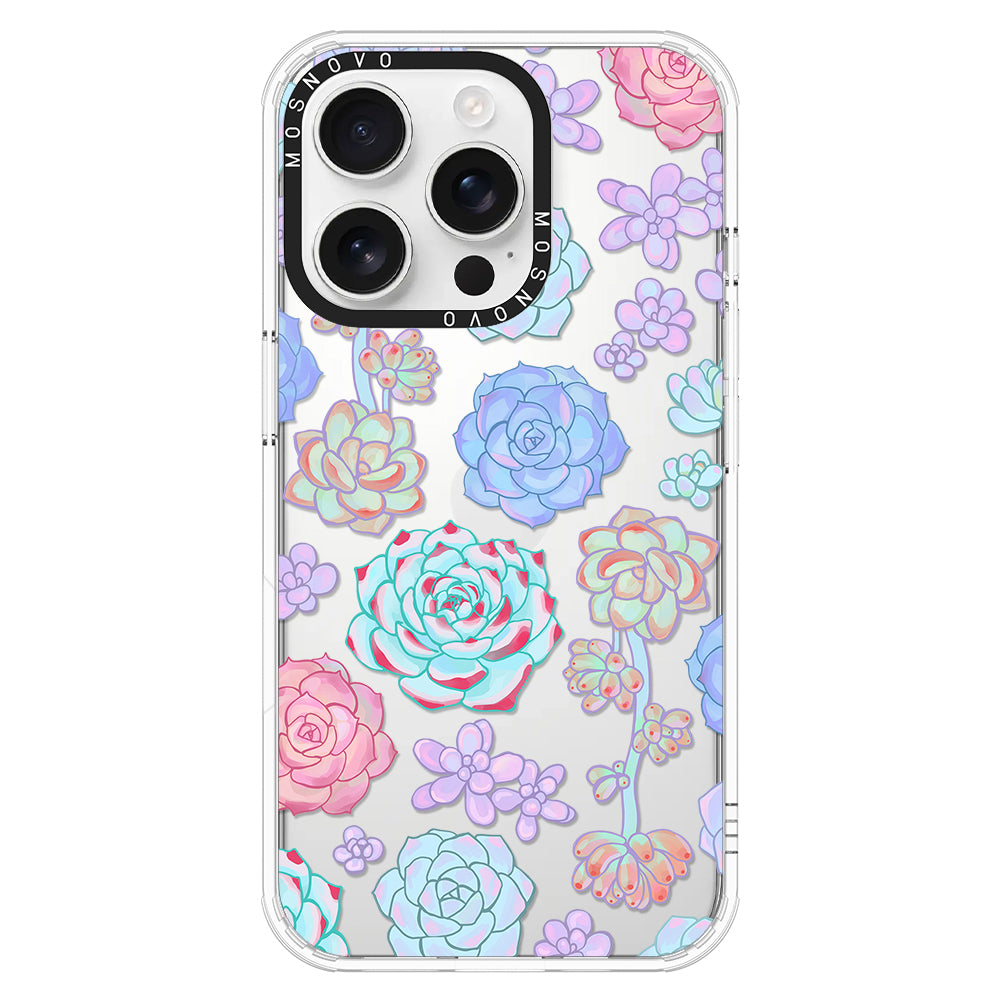 Succulents Phone Case - iPhone 16 Pro Case - MOSNOVO