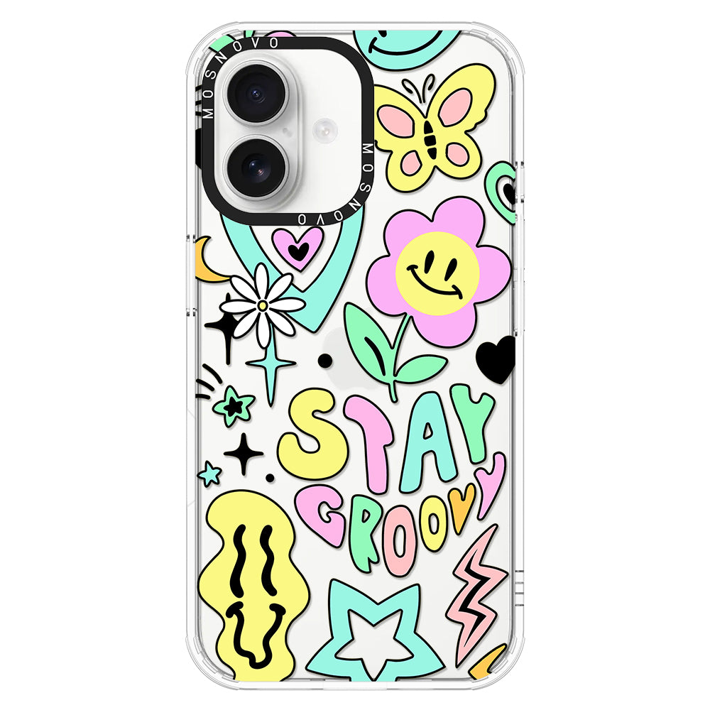 Stay Groovy Phone Case - iPhone 16 Plus Case