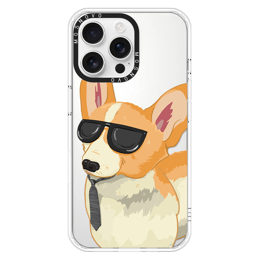 Fluffy Corgi Phone Case - iPhone 16 Pro Max Case - MOSNOVO