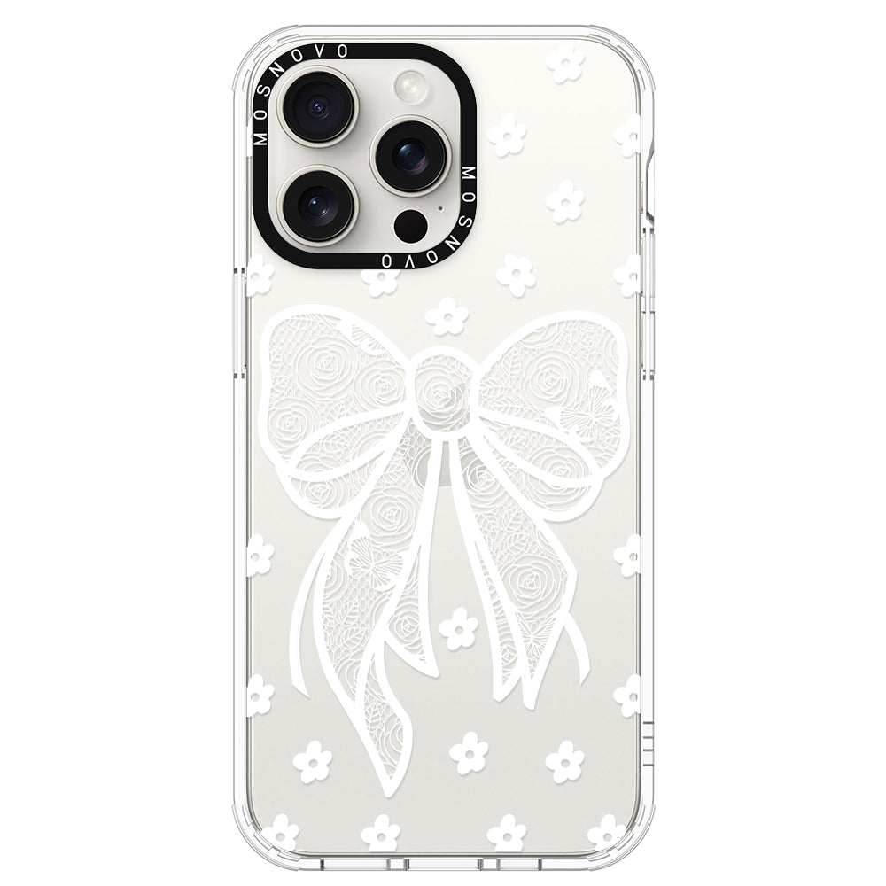 Lacey Bow Phone Case - iPhone 15 Pro Max Case