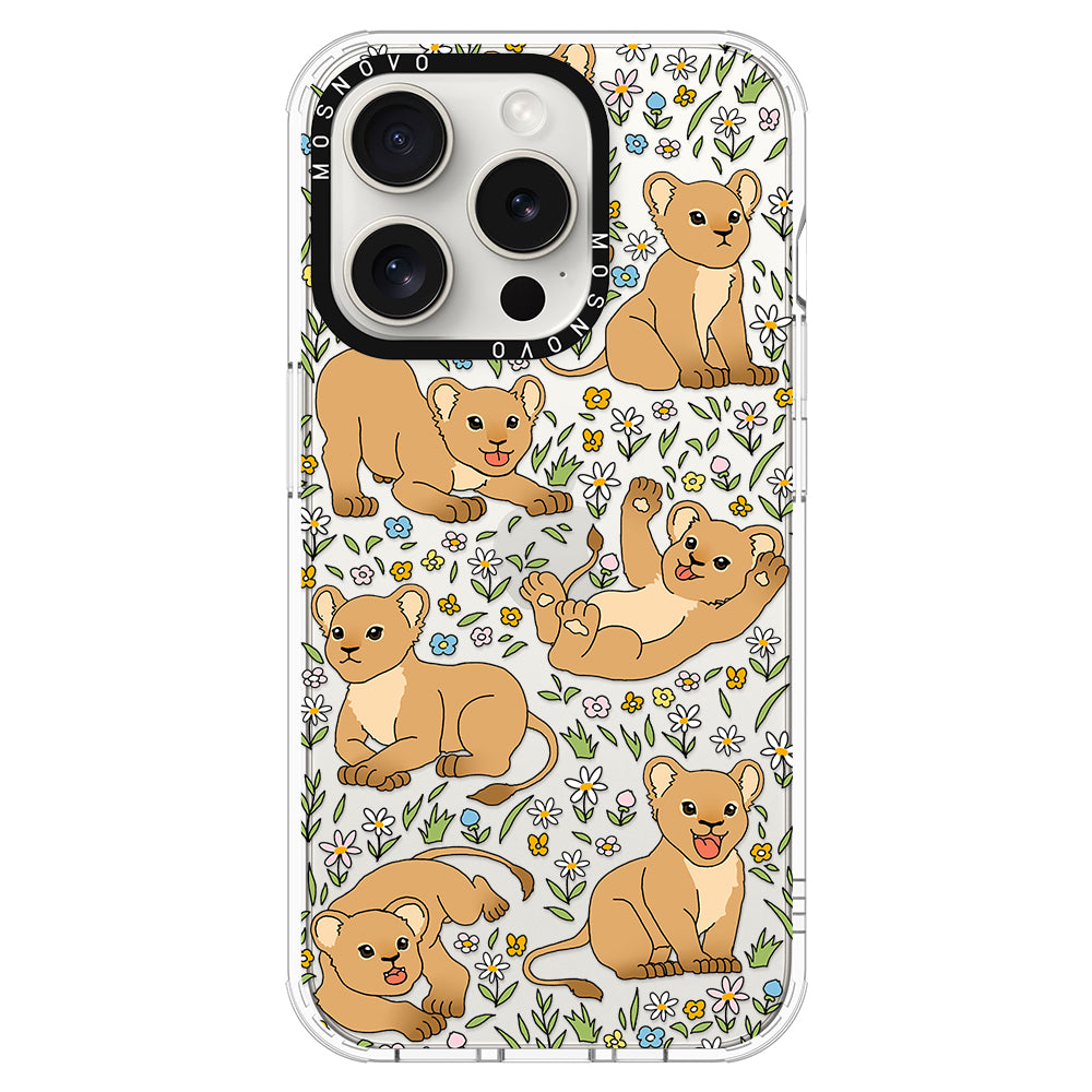 Cute Lion Phone Case - iPhone 16 Pro Case - MOSNOVO